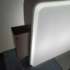 袖看板　 W630×H630 角丸 三和サインワークス 202角丸アルミ　LED LLT11-3　中古　