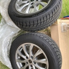 ブリジストン  VRX スタッドレスタイヤ(215/60R16) ホイール(16インチ　6.5J インセット38 PCD114.3)付き4本セット