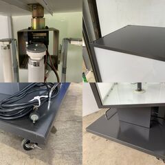 自動回転式 照明看板 4面 ディスプレイ サイン キャスター付 自立型