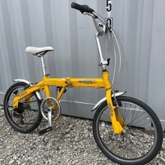 折りたたみ自転車 20インチ 6段変速 CARIBOU 定価4.8万円