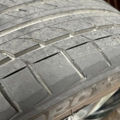夏1シーズンのみ使用 4本 245/35/R20 ヴェルファイア ホイール付き 