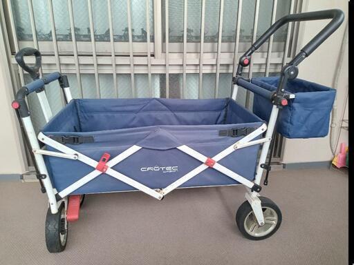 折りたたみキャリーワゴン 青 クロテックワゴン CROTECWAGON