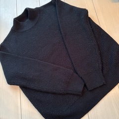 コムサイズム　黒セーター(11)