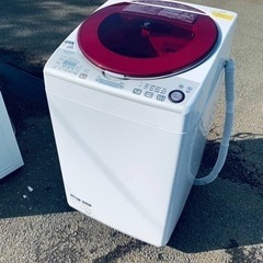 ♦️ SHARP電気洗濯乾燥機【2015年製】ES-TX840-R