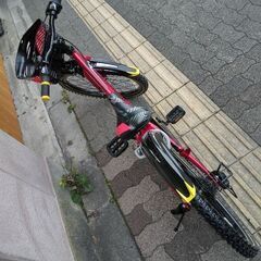 [BRIDGESTONE] CFJ(クロスファイヤージュニア)22吋 MTB 7speed/レッド