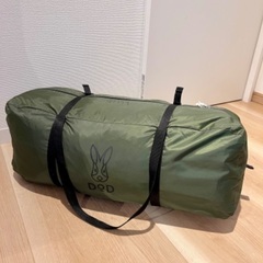 【再値下げ】DOD ワンポールテントRX  カーキ（グランドシート付き）