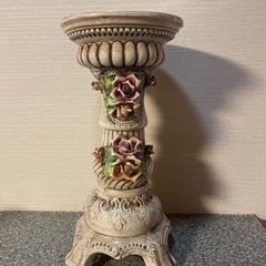 カポディモンテ　陶器花台　イタリア製