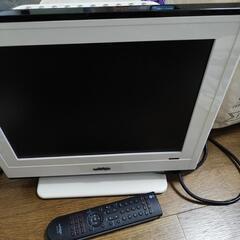 小型　リモコン付き　DVD機能付テレビ家電 テレビ 液晶テレビ
