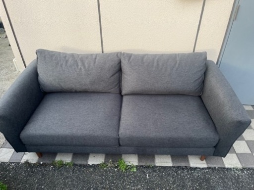 ニトリ ソファ 布張り 3人用 KK2305 KD DGY ダークグレー