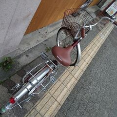 [MARUISHI]SORER(ソアラ)26吋 ファミリーサイクル 変速なし/アルミ/LEDオート/ワインレッド