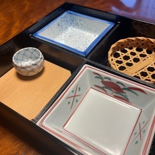 新品　松花堂弁当箱　5客