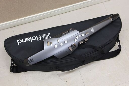 Roland Aerophone AE-10 エアロフォン　収納バッグ付きローランド 電子サックス ケース付属 ACアダプター無 作動未確認 (P1775kkxY)