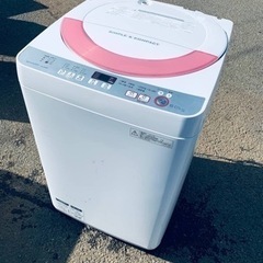 ♦️SHARP電気洗濯機【2016年製】ES-GE60R-P