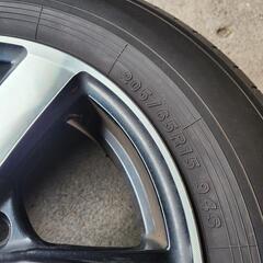 交渉中☆2020年製 205/65/15 夏タイヤ、ホイール4本セット 