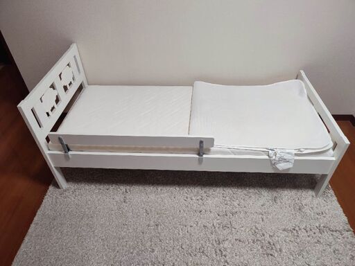 (引取先決まりました)子供用ベッドIKEA KRITTER 70x160cm