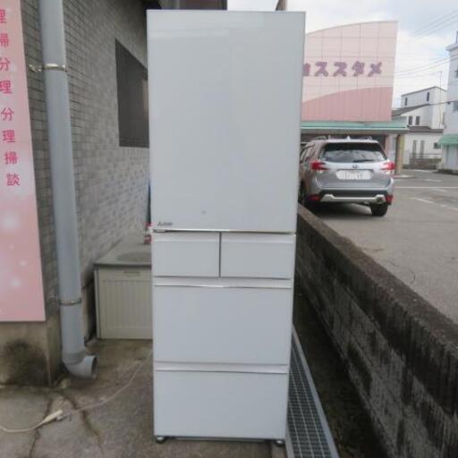 美品 三菱 人気話題の切れちゃう瞬冷凍　冷凍冷蔵庫 451L　MR-MB45EL-W1