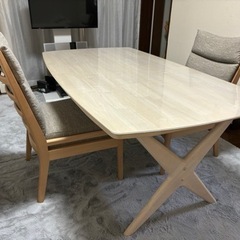 【決定】ニトリダイニングテーブル　椅子