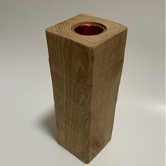 一輪差し 木製 (中の筒 銅製)花瓶