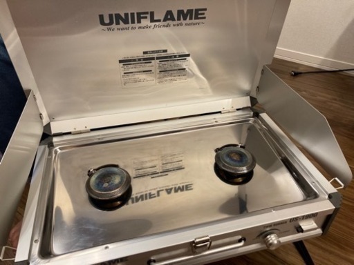 お取引中 ユニフレーム ツインバーナー 専用袋 説明書付き