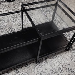 IKEA イケア　ネストテーブル　ブラック　カフェテーブル　セン...
