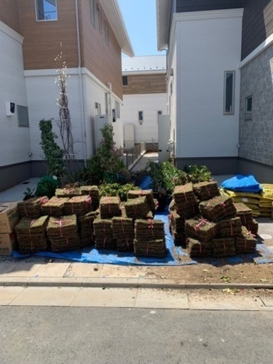 新築植栽地工事