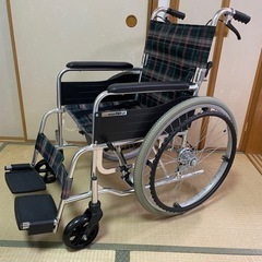 マキテック KS50-4043GC 介助ブレーキ付自走式車いす 