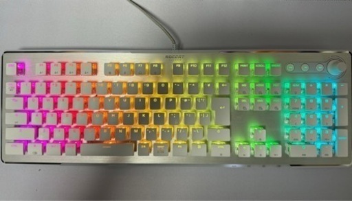 ROCCAT ゲーミングキーボード Vulcan II ホワイト