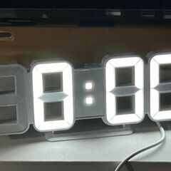 値下げ！IKEA　NOLLATTA　LEDデジタル時計　１日だけ...