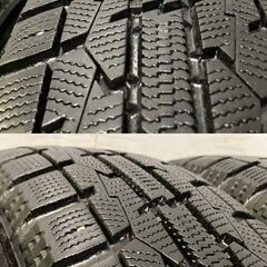 【TOYO GARIT GIZ 155/65R14】スタッドレス【ダイハツ 純正ホイール 14インチ 4本 4.5J4HPCD100+45】バリ溝 タント ムーヴ等　(MTC514)クレジットカード QRコード決済可能