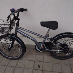 ★★★ジュニア向け 美品【あさひ DRIDE BEAT ドライドビート・２０インチ ６段変速付 ガンメタカラー 子供自転車】★★★