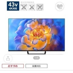 xiaomi 43型TV　