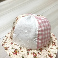 【48cm】可愛い♪ベビー 花柄 帽子