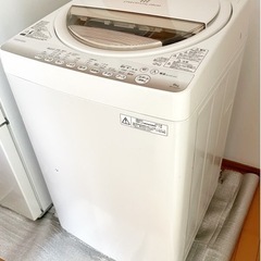 【洗濯機】TOSHIBA AW-6G2-W  
