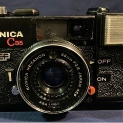 49年前のカメラ可動品 KONICA C35 EF