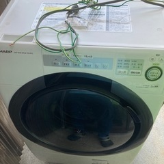 ドラム式洗濯機　SHARP 2018 ES-S7C 鳥取市