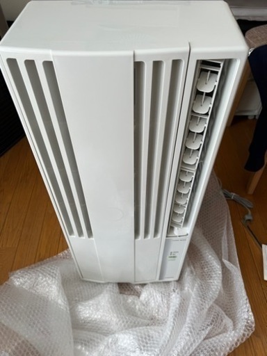 【受け渡し予定決定】2021年製　コロナ　窓用エアコン　テラス窓用取付枠付き