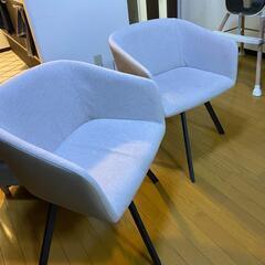 セラミックダイニングテーブル・回転式チェアー（1年未満使用）