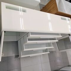 ☆ジモティ割あり☆ キッチンカウンター ホワイト H86×D45×W170 