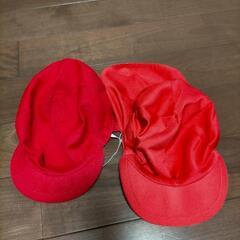 🔼紅白帽子 2分の2
