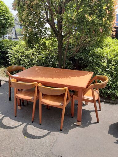 リサイクルショップどりーむ天保山店　No12984　ダイニングセット　イス×４