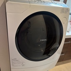 【ネット決済】ドラム式洗濯乾燥機　TOSHIBA ZABOON 9kg