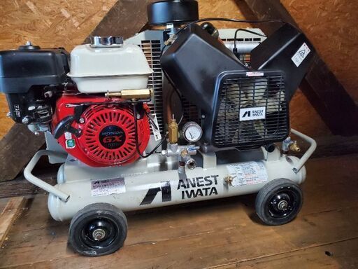 アネスト岩田 ANESTIWATA エンジン式コンプレッサ PLUE22C-10