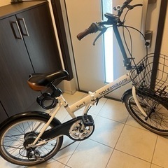 【美品】自転車 折りたたみ自転車