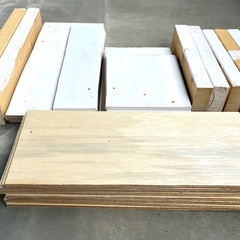 端材　木材　板　角材　ペンキ　ホワイト　白　400ml　DIY 工作