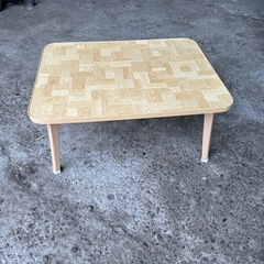 家具 テーブル ローテーブル　折り畳み式