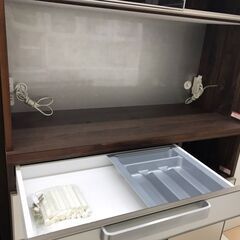 値下げしました！！?河口家具 /2面レンジボード/レンジボード/食器棚 