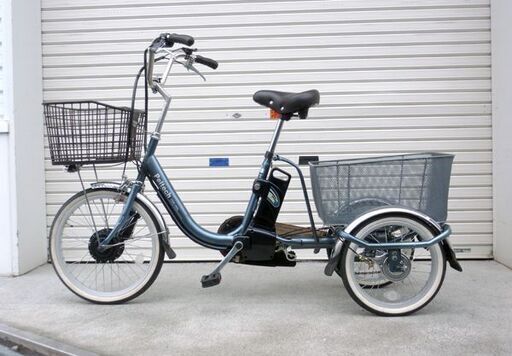 札幌市/清田区 PELTECH/ペルテック 電動アシスト三輪車 TDR-163L 前輪20型 後輪18型 プレシャスネイビー 電動自転車