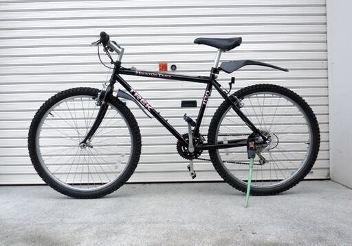 札幌市/清田区 TREK/トレック マウンテンバイク MOUNTAIN TRACK 830 ブラック クロモリフレーム SHIMANO ALIVIO 3×7速 26×2.10 450mm