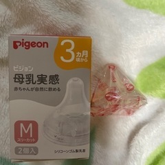 Pigeon 母乳実感　3ヶ月から　Mサイズ　1個　【新品　未開...