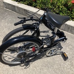【取引中】【美品】6段ギア 折りたたみ自転車